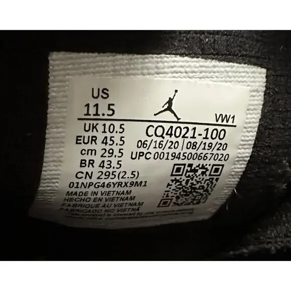 Size 11.5 - Jordan Jumpman 2021 White University Red - Picture 7 of 7